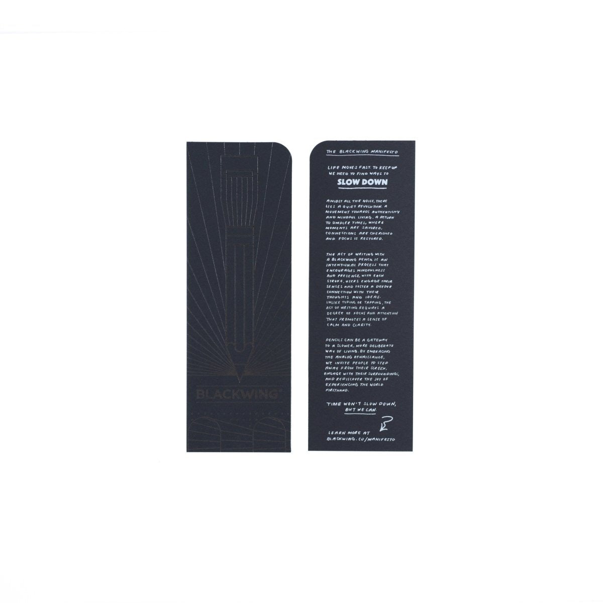 Blackwing Manifesto Bookmark