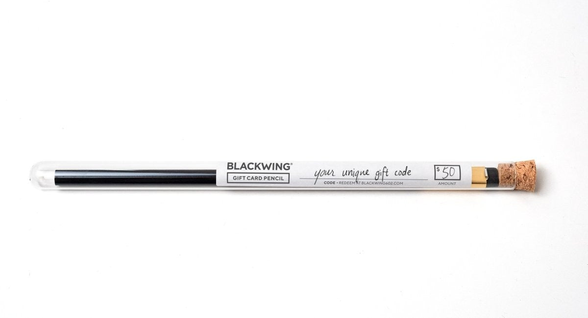 Blackwing Gift Card Pencil